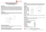 Installation and Operating Instructions Myson TRV2WAY Remote