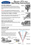 Signature ATA MKII Operating Instructions