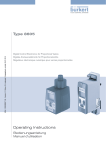 Operating Instructions Type 8605