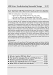 USB Drives: Troubleshooting Removable Storage U 2/1 Cure