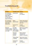 Troubleshooting guide