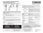 IRG161 TheRmomeTeR opeRaTInG InsTRucTIons For