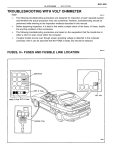 TROUBLESHOOTING WITH VOLT OHMMETER