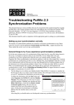 Troubleshooting PsiWin 2.3 Synchronization