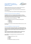 Using USB Memory Sticks at Northumbria – Troubleshooting guide