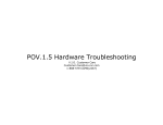 POV.1.5 Hardware Troubleshooting