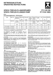 BETRIEBSANLEITUNG OPERATING INSTRUCTIONS SPECK