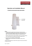 Operation and Installation Manual