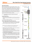 Micro Double Valve Pump Operating Instructions