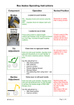 Rea Azalea Operating Instructions