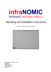 infraNOMIC Heating Panels
