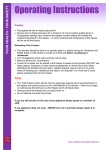 Operating Instructions &ndash; Freezer