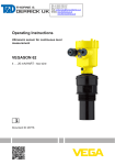Operating Instructions - VEGASON 62 - 4 … 20 mA/HART - two-wire
