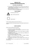 DRIM 24V VFC Installation and Operating instructions