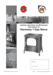 IN1009 Operating Instructions Harmony 1 Gas