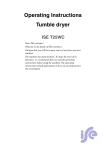 Operating Instructions Tumble dryer
