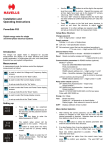 Installation and Operating Instructions