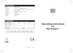 Operating Instructions for Thermapen™