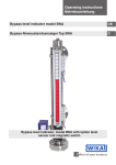 Operating instructions Betriebsanleitung