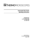 Unmounted Chip Carrier Operating Instructions