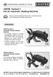 LEISTER Varimat V Hot Air Automatic Welding
