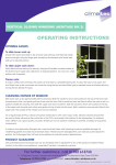 OPERATING INSTRUCTIONS - Climatec Windows Limited