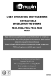 USER OPERATING INSTRUCTIONS