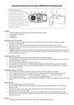 Operating instructions for the Alpha A180BED