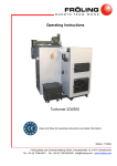 Operating Instructions Turbomat 320/500