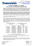 rotary converter &ndash; rt range installation & operating instructions