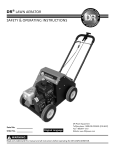 DR® LAWN AERATOR SAFETY & OPERATING INSTRUCTIONS