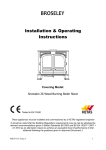 Installation & Operating Instructions