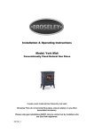 Installation & Operating Instructions Model: York Midi