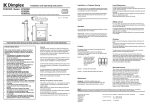 Installation and Operating Instructions WYNFORD