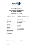 Operating Instructions DUSTCONTROL Dust Extractor for Folding