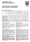 BETRIEBSANLEITUNG OPERATING INSTRUCTIONS SPECK