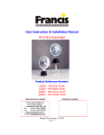 User Instruction & Installation Manual M9 & M10 Searchlight