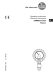 Operating instructions Electronic manometer PG24xx 704736