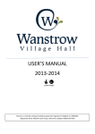 USER'S MANUAL 2013-2014