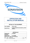 OPERATION AND INSTALLATION MANUAL