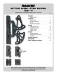 BATTCAR INSTALLATION MANUAL System C CB