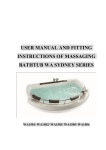 USER MANUAL AND FITTING INSTRUCTIONS OF MASSAGING