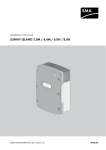 Installation Manual - SUNNY ISLAND 3.0M / 4.4M / 6.0