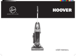 USER MANUAL - Hoover Service