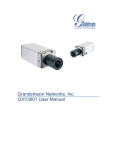 Grandstream Networks, Inc. GXV3601 User Manual
