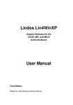 Lindos Lin4WinXP User Manual