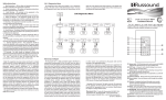 Single Line Keypad SLK-1 Installation Manual