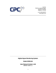 Digital Signal Monitoring System Model IMEC16I User Manual