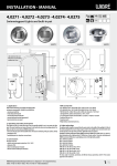 InstallatIon &middot; Manual 4.0271 &middot; 4.0272 &middot; 4.0273 &middot; 4.0274 &middot; 4.0275 1/4