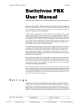 Switchvox PBX User Manual